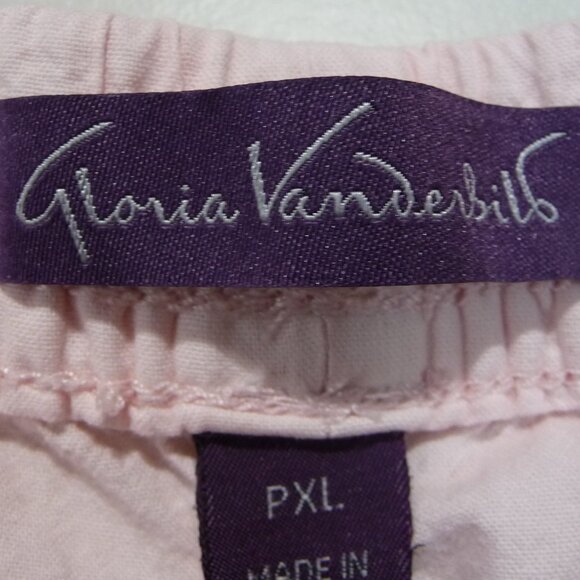 Gloria Vanderbilt Pink Capri Pull On XL Petite - Picture 11 of 12